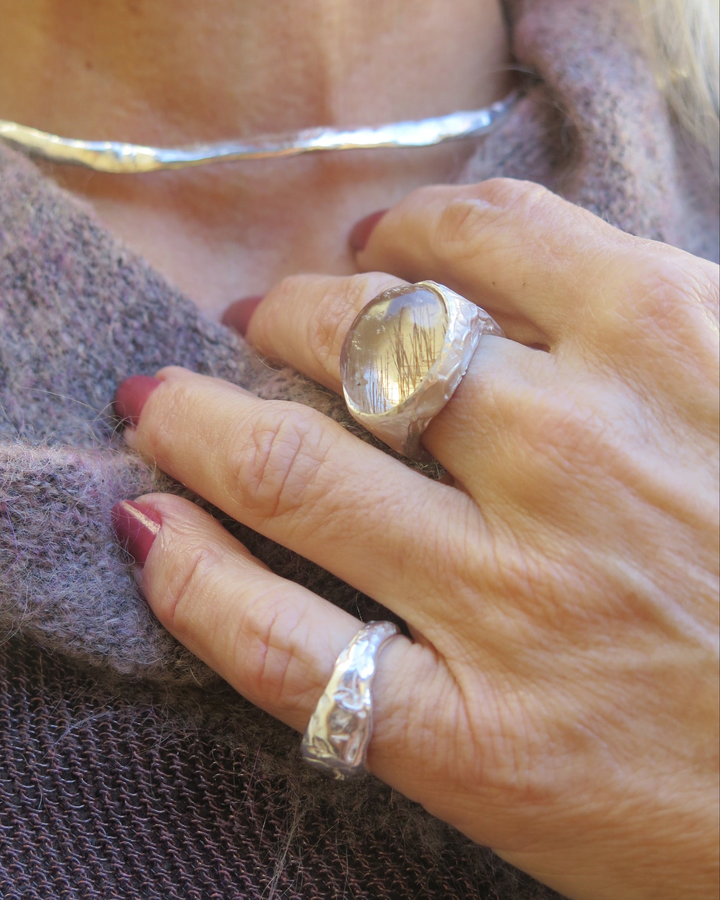 Anel | Quartzo Rutilado