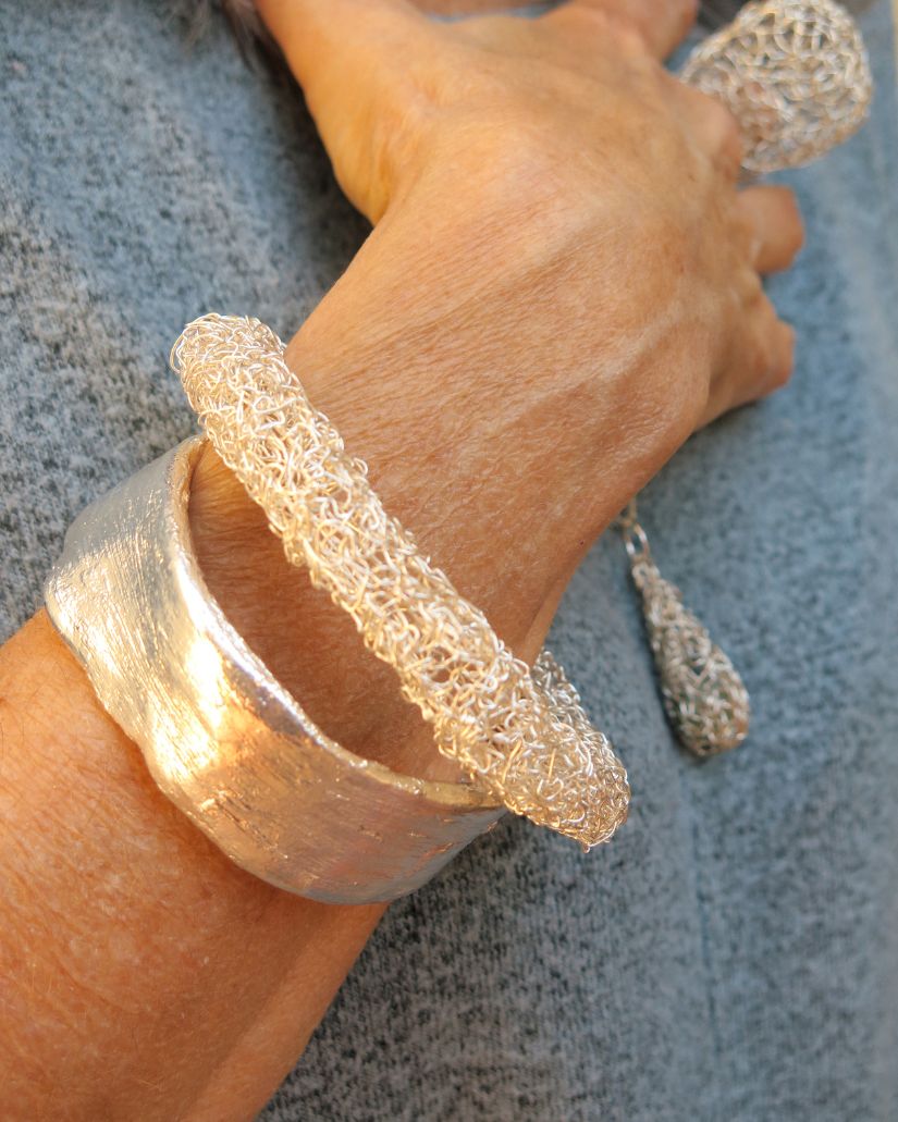 Bracelete | Prata Costurada