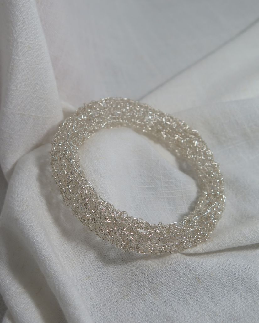Bracelete | Prata Costurada